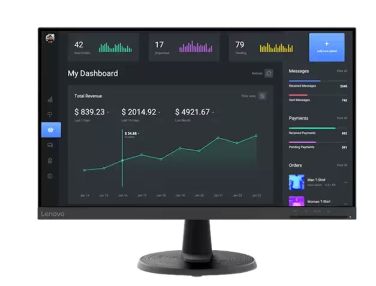 Tiny M75Q Gen 5 R7 16G 1TB 24"